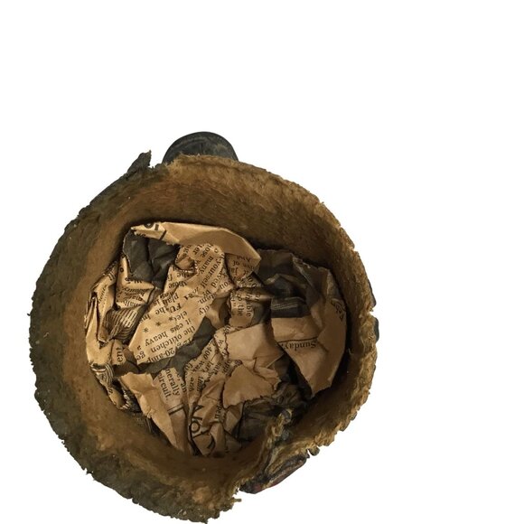 VTG LYKES ? Trade Mark Child Display Boot Black Red Crackle Decor 1962 Newspaper - Picture 9 of 13